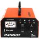 Зарядное устройство PATRIOT BCI-10A [650303410] {Вход.напр. 1ф - 220В ±15%; потреб.мощ 0,4 кВА; напряжен.зарядки 6/12В; ток зарядки макс. 10А; емк.бат. 10-150А/час; вес 1,3 кг.}