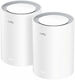 Бесшовный Mesh роутер Cudy M3600 (M3600(2-PACK)) BE3600 10/100/1000BASE-T белый (упак.:2шт)