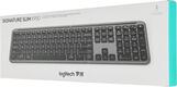 Клавиатура Logitech K950 черный USB беспроводная BT/Radio slim (920-012434)