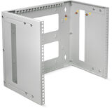 Кронштейн телекоммуникационный Cabeus NC-9U регул.глуб. 9U 19" 450мм нагр.:15кг серый