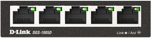 D-Link DGS-1005D/R1A Неуправляемый коммутатор с 5 портами 10/100/1000Base-T D-Link DGS-1005D/R1A Неуправляемый коммутатор с 5 портами 10/100/1000Base-T