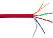 Кабель информационный Lanmaster LAN-5EUTP-HFLT-RD кат.5E UTP 4 пары 24AWG LSZH внутренний 305м красный