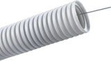 Труба гофр. гибкая ПВХ Cabeus FCPL-20-PVC-100-1-GY внеш.D=20мм с протяжкой 100м сер.