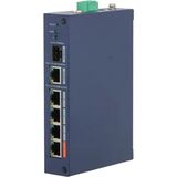 4-портовый PoE коммутатор управляемый 4 RJ45 10/ 100Мбит/ с DAHUA DH-CHS4106-4ET-60 (PoE/ PoE+/ Hi-PoE)