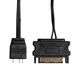 Exegate EX298721RUS Контроллер ExeGate SATA.ARGB3pin для вентиляторов с подсветкой ARGB 5V 3pin (SATA, ARGB 5V 3pin)