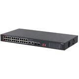 24-портовый неуправляемый гигабитный коммутатор с PoE DAHUA DH-S3228-24GT-240