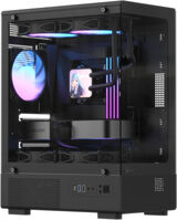 Корпус Formula Crystal Z1CM Plus AR v2 черный без БП mATX 5x120mm 1xUSB3.0 audio bott PSU CRYSTAL Z1CM PLUS BLACK AR V2