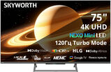 Телевизор QLED Skyworth 75" 75X67H Mini LED черный 4K Ultra HD 120Hz DVB-T DVB-T2 DVB-C DVB-S DVB-S2 USB WiFi Smart TV&nbsp;<img style='position: relative;margin:0' src='/image/only_to_order_edit.gif' alt='На заказ' title='На заказ' />