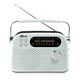 RITMIX RPR-045 WHITE {Радиоприёмник портативный 3хдиапазонный FM/AM/SW,Bluetooth v.5.3