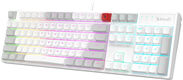 Клавиатура A4Tech Bloody B230N белый USB Multimedia for gamer LED (B230N)
