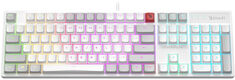 Клавиатура A4Tech Bloody B230N белый USB Multimedia for gamer LED (B230N)