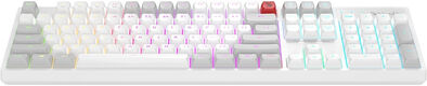 Клавиатура A4Tech Bloody B230N белый USB Multimedia for gamer LED (B230N)