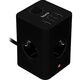 BURO BU-PTE4.1UC-Plus-B 1.5м (4 розетки) черный (коробка) {2090213}