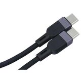 HOCO X109/ USB кабель Type-C/ 3m/ 3A/ Силикон/ Black HC-36360