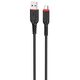 HOCO X59/ USB кабель Micro/ 2m/ 2.4A/ Нейлон/ Black