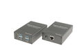 OSNOVO TA-U16+RA-U46 Удлинитель интерфейса USB 3.0 по кабелю витой пары CAT6e/7 до 100м. Приемник: Вх.-RJ45/Роз.2,1х5,5мм(DC12V). Вых.-USB(A)x4.Передатчик:Вх.-USB(Type-C)/Роз.2,1х5,5мм(DC12V). Вых.-RJ