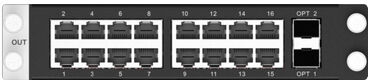 Novastar H_16xRJ45+2xFiber sending card