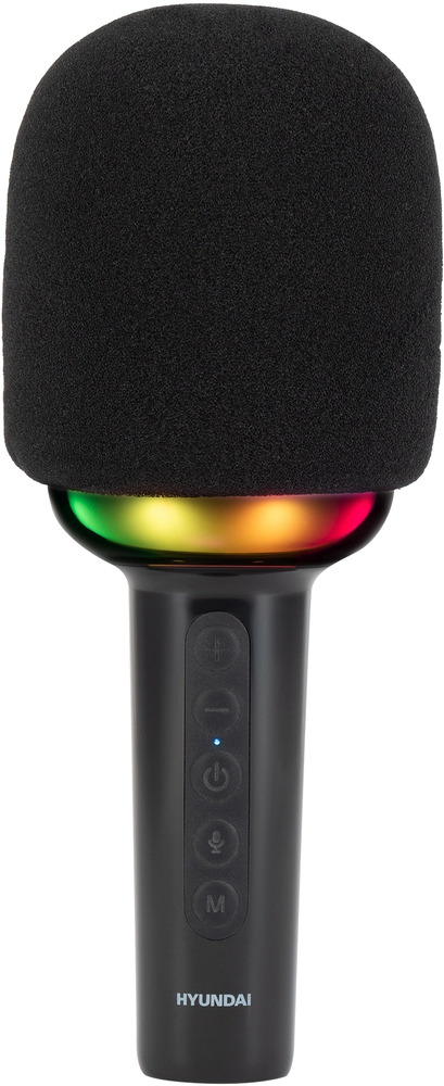 Микрофон беспроводной Hyundai H-MIC100 черный HMIC100