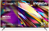Телевизор LED Hyundai 85" H-LED85BU7011 Google TV Metal черный/ черный 4K Ultra HD 60Hz DVB-T DVB-T2 DVB-C DVB-S DVB-S2 USB WiFi Smart TV