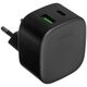 HOCO CS32A/ Сетевое ЗУ/PD + QC 3.0/ 2 USB: Type-C + Type-A/ Выход: 20W/ черный