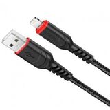 HOCO X59/ USB кабель Lightning/ 2m/ 2.4A/ Нейлон/ Black HC-94055