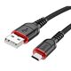HOCO X59/ USB кабель Micro/ 3m/ 2.4A/ Нейлон/ черный HOCO X59/ USB кабель Micro/ 3m/ 2.4A/ Нейлон/ черный