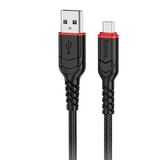HOCO X59/ USB кабель Micro/ 3m/ 2.4A/ Нейлон/ черный HC-23063