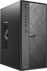 Корпус Accord ACC-1603 черный без БП mATX 1x80mm 2xUSB2.0 audio