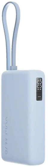 Мобильный аккумулятор Xiaomi BHR08NZGL 10000mAh QC3.0/ PD3.0 67W 3.35A USB-A/ USB-C голубой