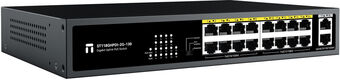 Коммутатор Netis ST118GHPDI-2G-130 16x100Мбит/с 2x1Гбит/с 16PoE 130W неуправляемый