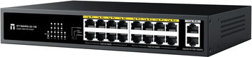 Коммутатор Netis ST118GHPDI-2G-130 16x100Мбит/с 2x1Гбит/с 16PoE 130W неуправляемый