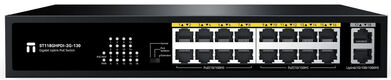 Коммутатор Netis ST118GHPDI-2G-130 16x100Мбит/с 2x1Гбит/с 16PoE 130W неуправляемый