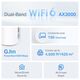 TP-Link Deco PX50(2-pack) AX3000 Домашняя Mesh-система Wi-Fi 6 с поддержкой Powerline G1500