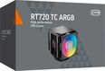 Устройство охлаждения(кулер) PcCooler RT720 TC ARGB Soc-AM5/AM4/1151/1200/2066/1700 черный 4-pin 34.9dB Al+Cu Ret (RT720TC-BKAWYX-GL)