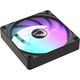 Вентилятор для корпуса Formula PA120R Reverse ARGB 120х120x25 черный 4-pin (PA120R BLACK) Ret