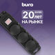 Сетевой фильтр Buro 300MDP-5-B 5м (3 розетки) черный (коробка) Сетевой фильтр Buro 300MDP-5-B 5м (3 розетки) черный (коробка)