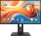 MSI PRO MP245PG E14 23.8" 16:9 FHD(1920x1080) IPS Flat, 1ms(MPRT), 1300:1, 100M:1, 300nits, HDMI 1.4, DP 1.2, VGA(D-Sub), Speaker, Tilt, Swivel, Height, Pivot, VESA, 100Hz, Black, 1y war-ty 9S6-3PE39M-014