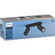 Philips PONGEE bar/tube black 2xNW 230V