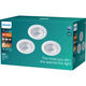 Philips IMPALA WGDIM SL264 RD 068 6W 27K WH 3PK