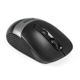 Беспроводная мышь ExeGate Professional Standard FG-10 Grey Exegate EX298895RUS (радиоканал 2, 4 ГГц, USB, оптическая, 1200dpi, 4D, 4 кнопки и колесо прокрутки, черная, серая вставка, RTL)