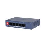 4-портовый PoE коммутатор управляемый 4 RJ45 10/ 100Мбит/ с DAHUA DH-CS4005-4ET1GT-36 (PoE/ PoE+)