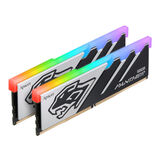 Apacer DDR5 32GB 6000MHz DIMM Panther RGB Gaming Memory CL38 1.35V Kit (2x16GB) (Retail) 2048*8 Heat Sink (Retail) 3 years (AH5U32G60C6229BAA-2)