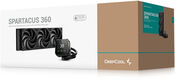Система водяного охлаждения Deepcool Spartacus 360 Soc-AM5/AM4/1200/1700/1851 черный 4-pin 19-36dB Al LCD Ret (R-SPT360-BKDSMP-G-1)