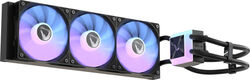 Система водяного охлаждения Formula Ice Jet Vision 360 ARGB Soc-AM5/AM4/1200/2066/1700/1851 черный 4-pin 1-27dB Al+Cu LCD 315W Ret (ICE JET VISION 360 BK) Система водяного охлаждения Formula Ice Jet Vision 360 ARGB Soc-AM5/AM4/1200/2066/1700/1851 черный 4-pin 1-27dB Al+Cu LCD 315W Ret (ICE JET VISION 360 BK)