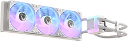 Система водяного охлаждения Formula Ice Jet Vision 360 ARGB Soc-AM5/AM4/1200/2066/1700/1851 белый 4-pin 1-27dB Al+Cu LCD 315W Ret (ICE JET VISION 360 WH)