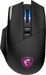 Мышь MSI VERSA PRO W черный оптическая 26000dpi беспров. BT/ Radio USB (S12-4301340-CLA)