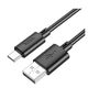 HOCO X88/ USB кабель Type-C/ 1m/ 3A/ Black