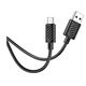 HOCO X88/ USB кабель Type-C/ 1m/ 3A/ Black