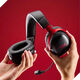 Наушники с микрофоном HyperX Cloud III S Wireless черный/красный мониторные (A59Z0AA)