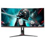 LCD AOC 34" CU34G2XP {VA Curved 3440x1440 180Hz 1ms 178/ 178 430cd 4000:1 2xHDMI2.0 2xDisplayPort1.4 4xUSB3.2 MM +регулировка по высоте}